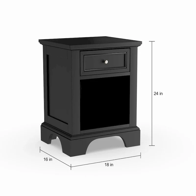 3-Piece Queen/Full Headboard Night Stand and Chest Set