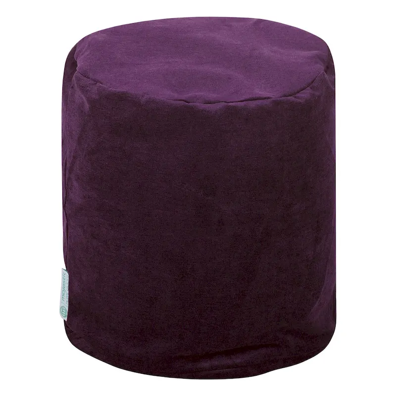 Majestic Home Goods Villa Collection Indoor Ottoman Pouf 16 L x 16 W x 17 H