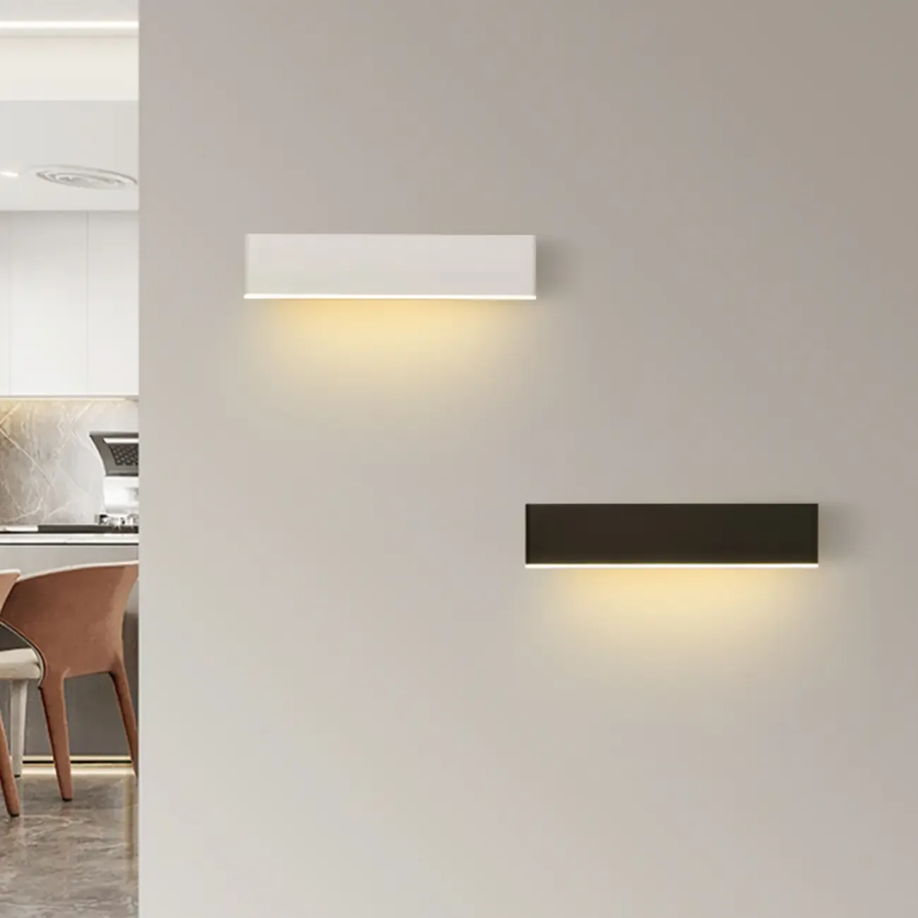 Modern Simple Linear Third Gear Adjustable Wall Sconce