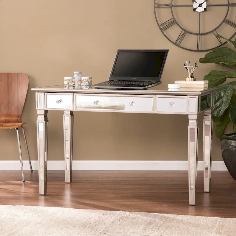 Wheaton Glam Mirror Writing Desk