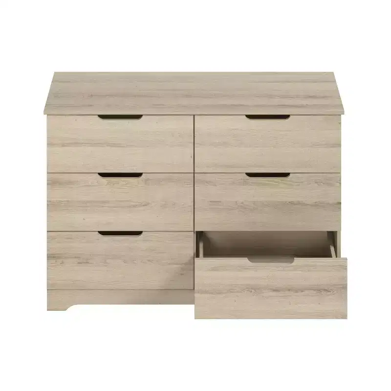 Galano 6 Drawer Dresser with Manufactured Wood Construction 47 W  15.6 D  31.7 H