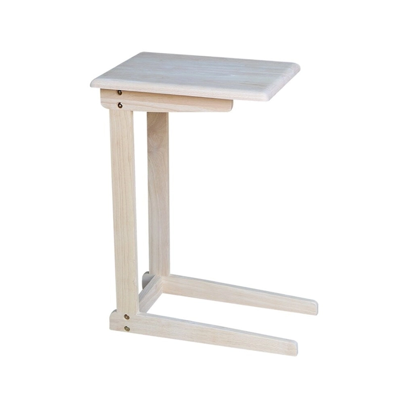 Unfinished Solid Parawood Sofa Server Table