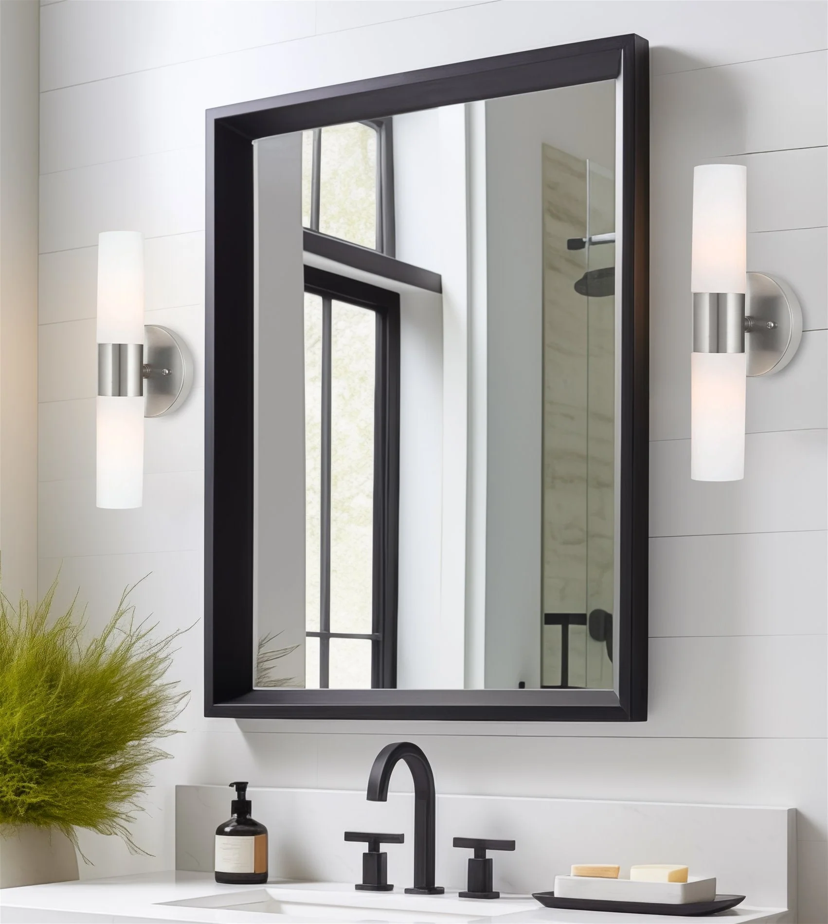 Duo 14 Modern Bathroom / Vanity Wall Sconce