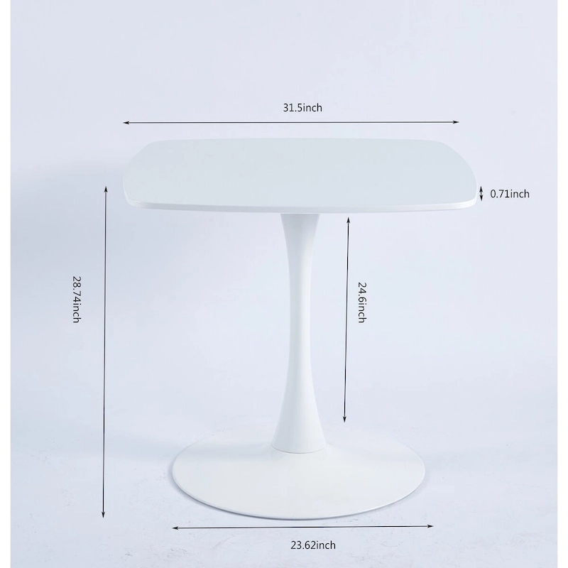 Mid-century 5pieces Kitchen dining table set for 4-6 people