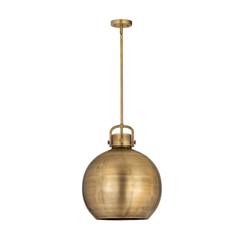 Innovations Lighting Newton Metal Sphere - 1 Light 16  Stem Hung Pendant