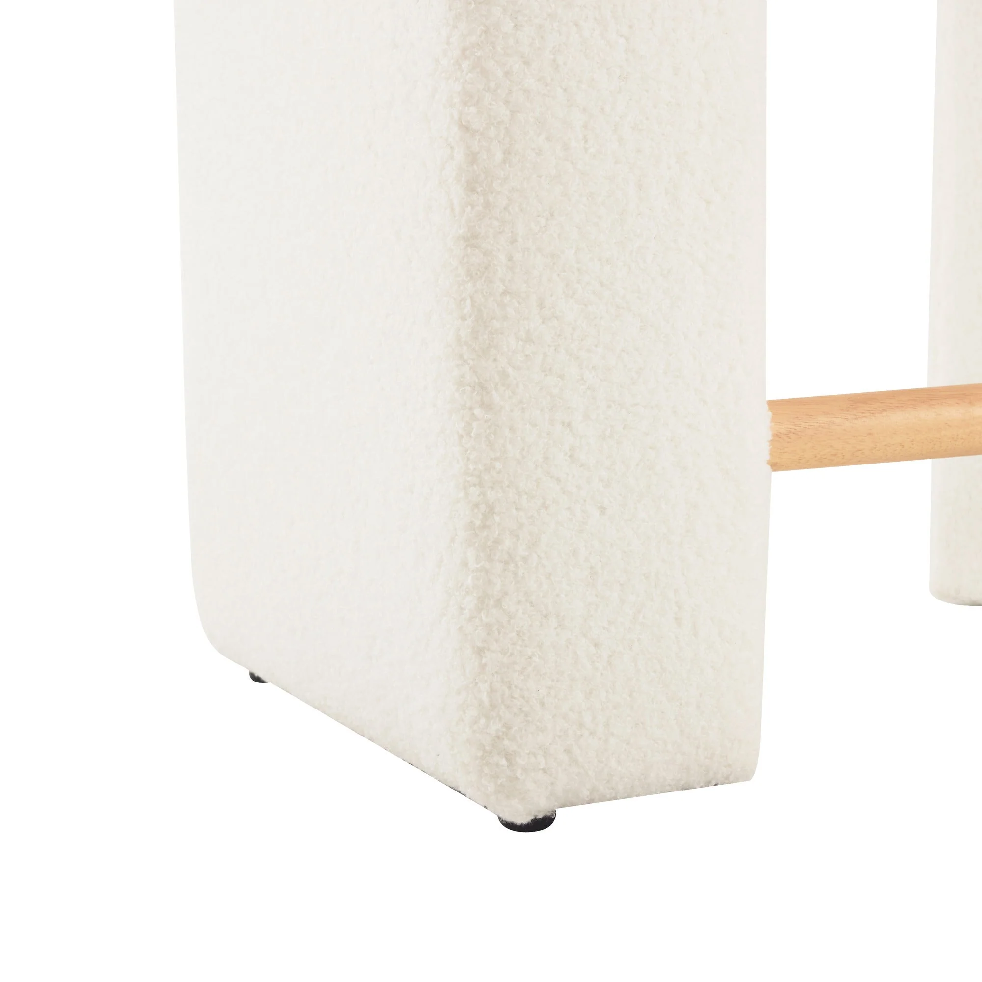 Walker Edison | Boucle Stool Set of 2