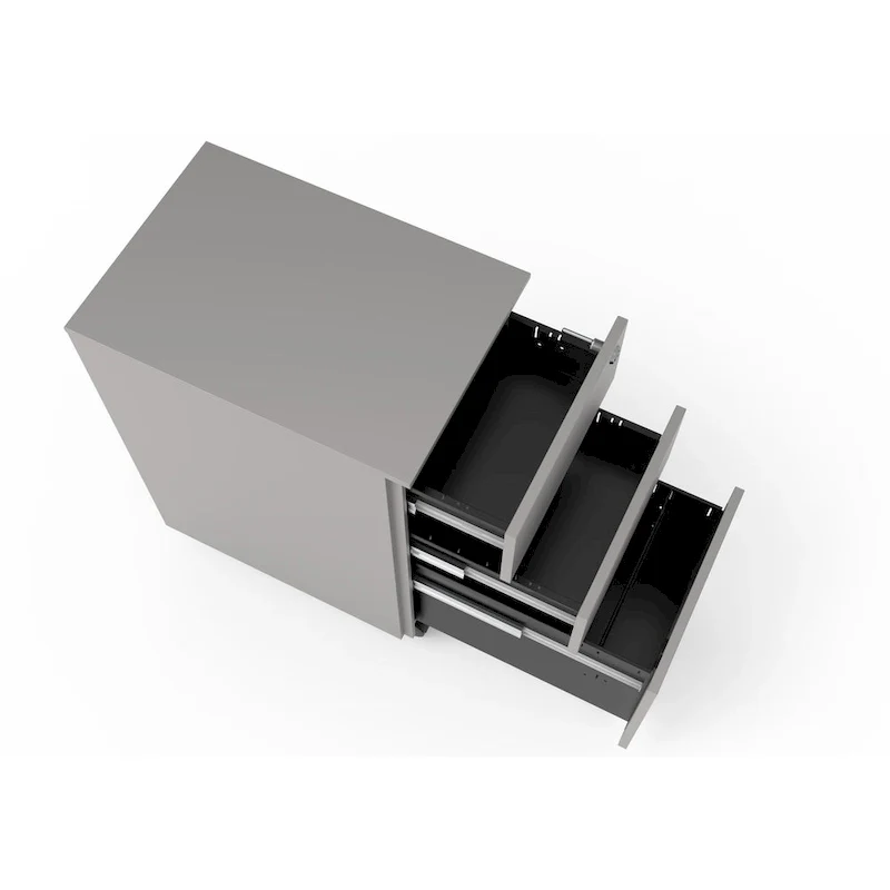 Owen Urban Metal Matte Lockable 3-Drawer Mobile File Cabinet by Furniture of America