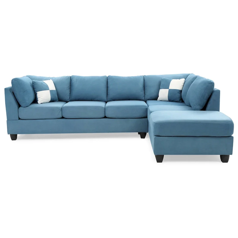 Gallant Microsuede Sectional Sofa