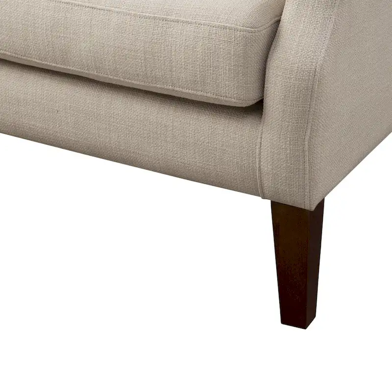 Madison Park Roan Linen Button Tufted Wing Chair