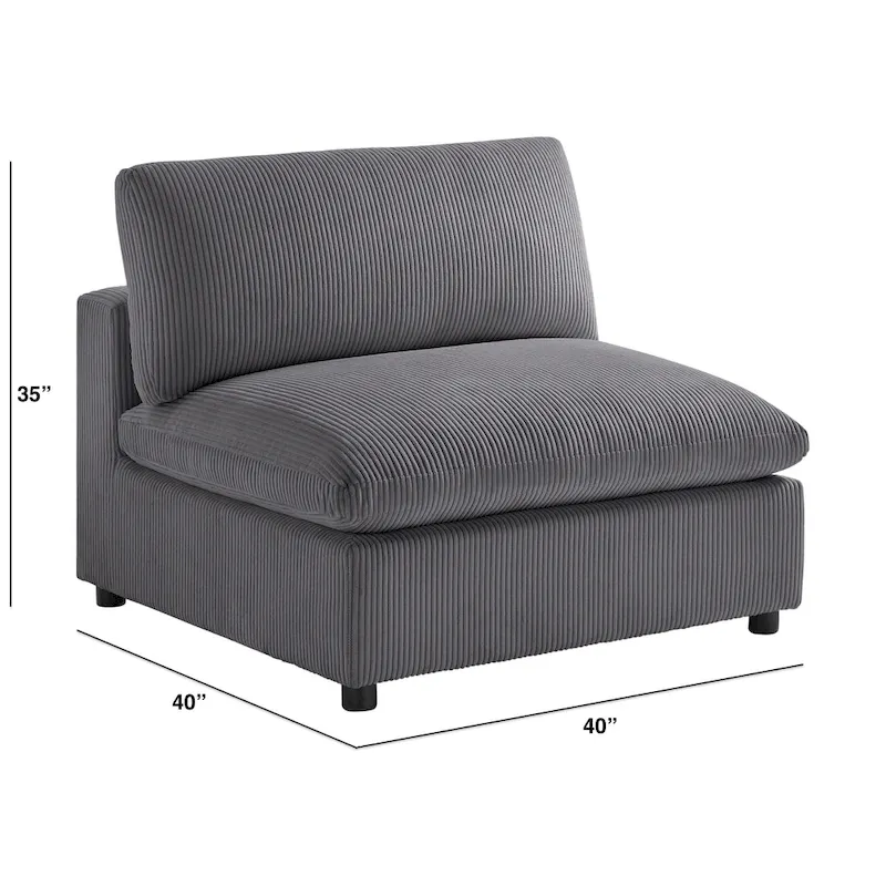 Armless Leisure Chair