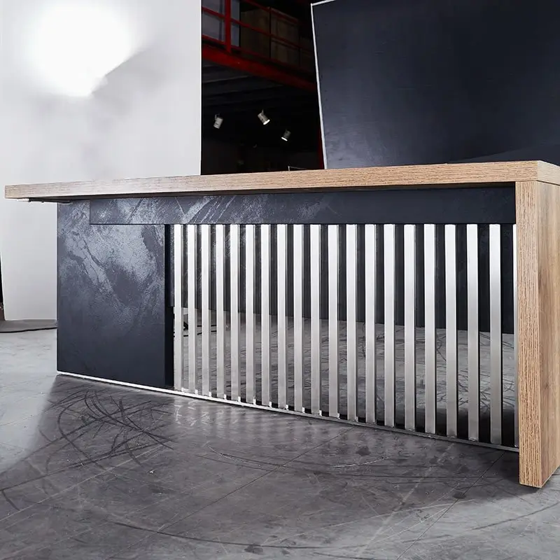 WESOME 63 Inch Executive Office Desk/Modern Home Office Desk with File Cabinet