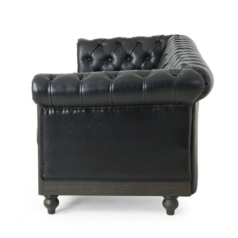 Castalia Nailhead Trim Chesterfield Sofa by Christopher Knight Home - 78.75 L x 33.50 W x 28.00 H