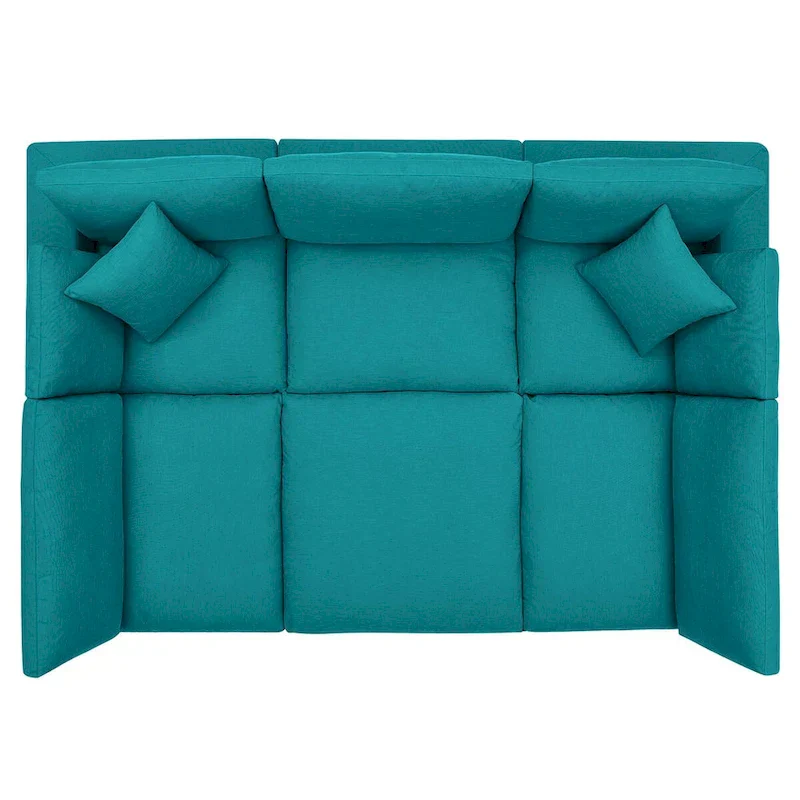 Commix Down Filled Overstuffed 6-Piece Sectional Sofa