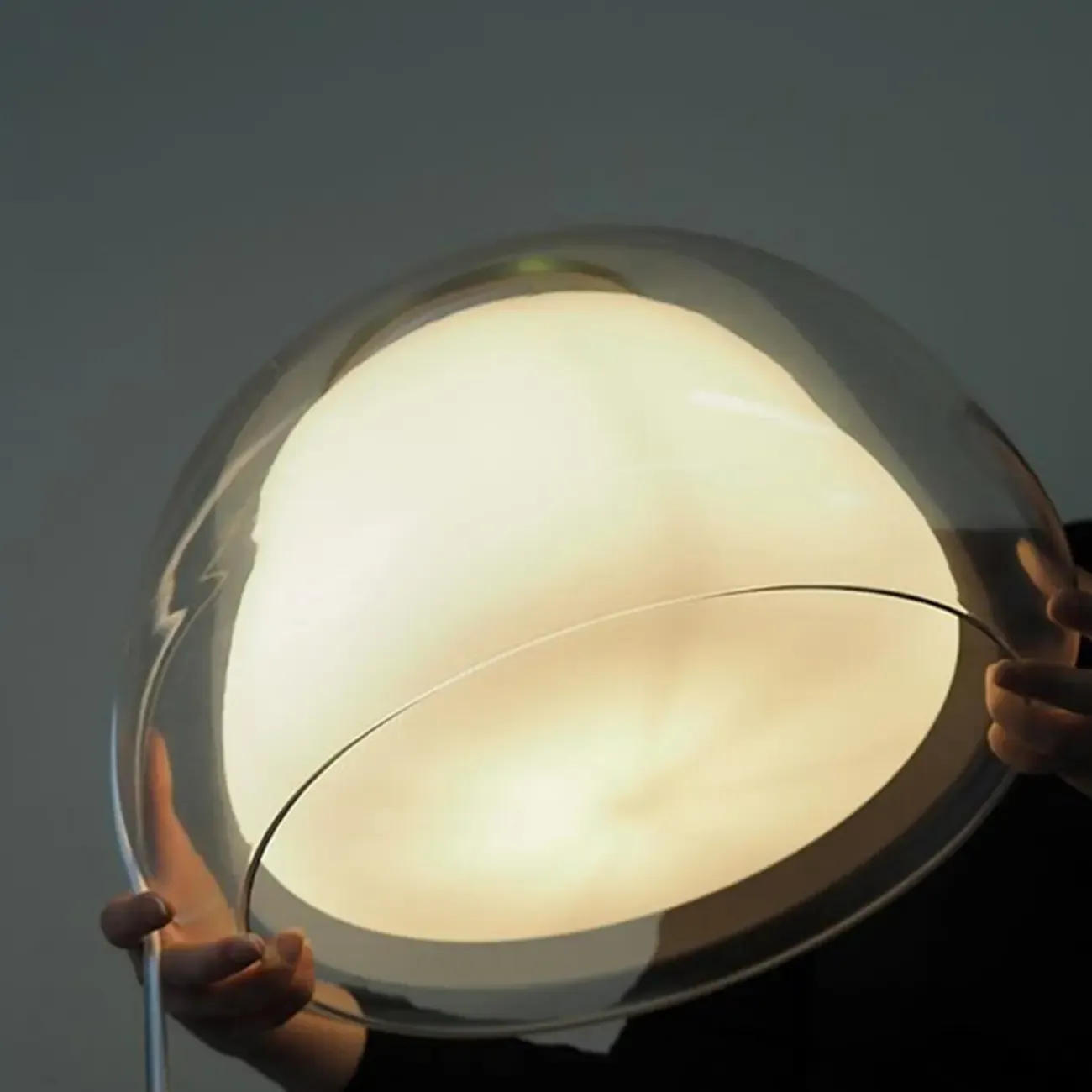 Elegant Designer LED Milk Glass Jelly Pendant Light