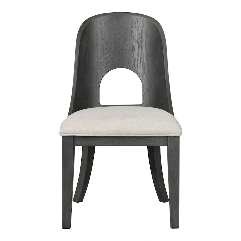 Piez Modern 5-Piece Solid Wood Round Dining Set