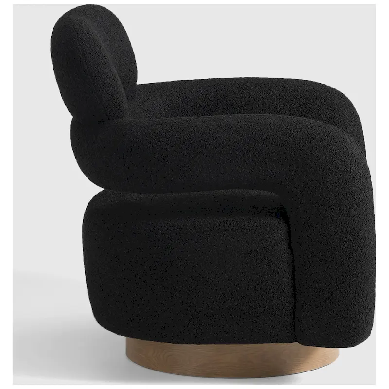 Bayville 29 Wide Sherpa Swivel Chair