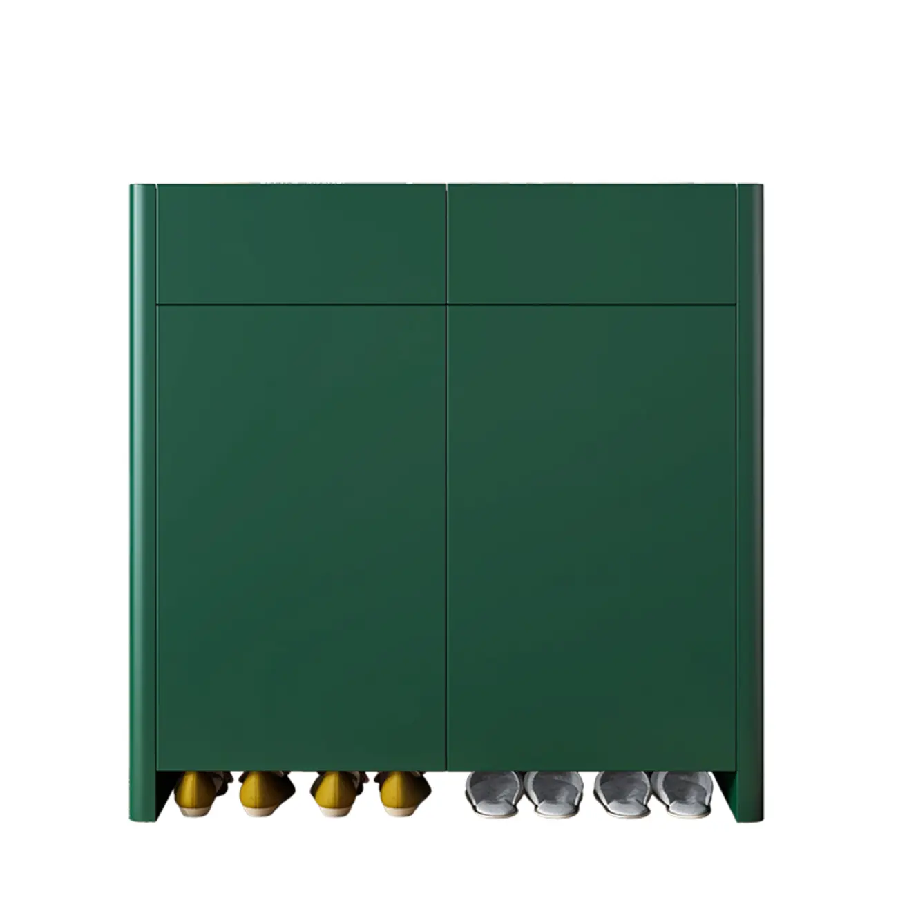 Minimalist Wood Adjustable Multi-Layer Entryway Shoe Cabinet