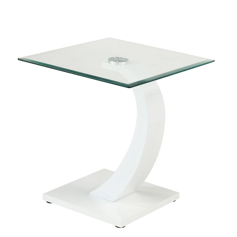 Cres Glam Glasstop 3-Piece Coffee Table Set by Furniture of America