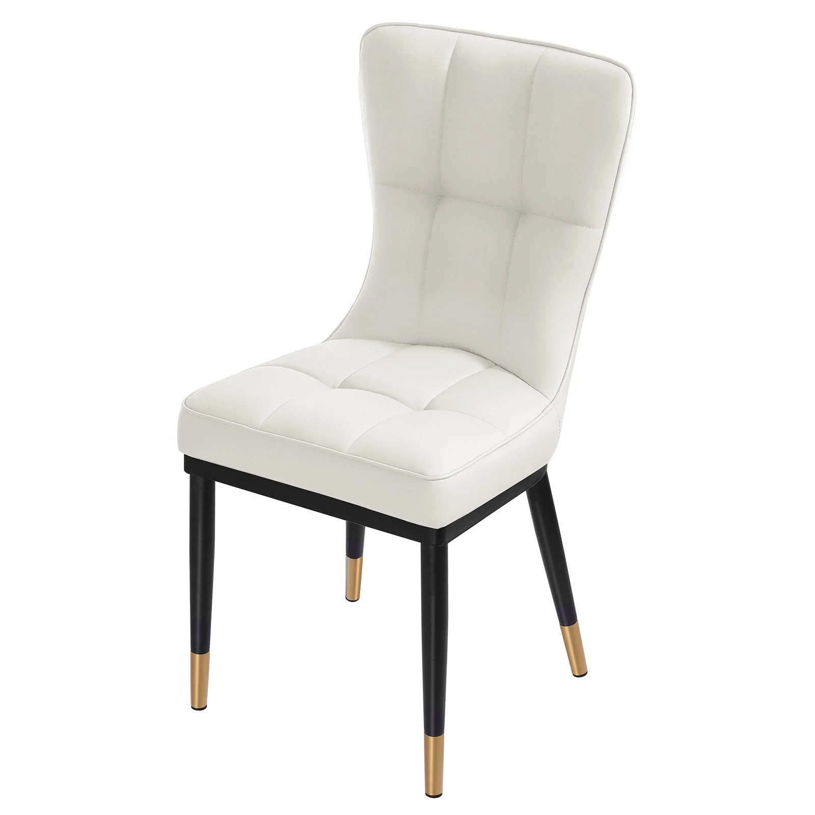 Faux Leather Upholstered Dining Chairs Set of 2/4