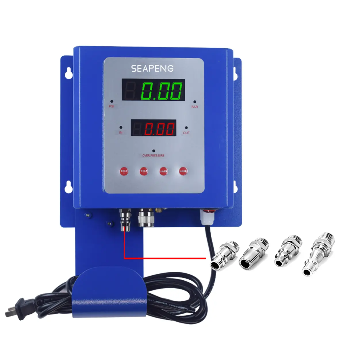 A must-have wall mounted tire inflator for garages - suitable for cars, motorcycles, and ATVs