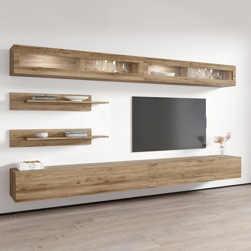 Fly I2 30TV Wall-mounted Floating Modern Entertainment Center