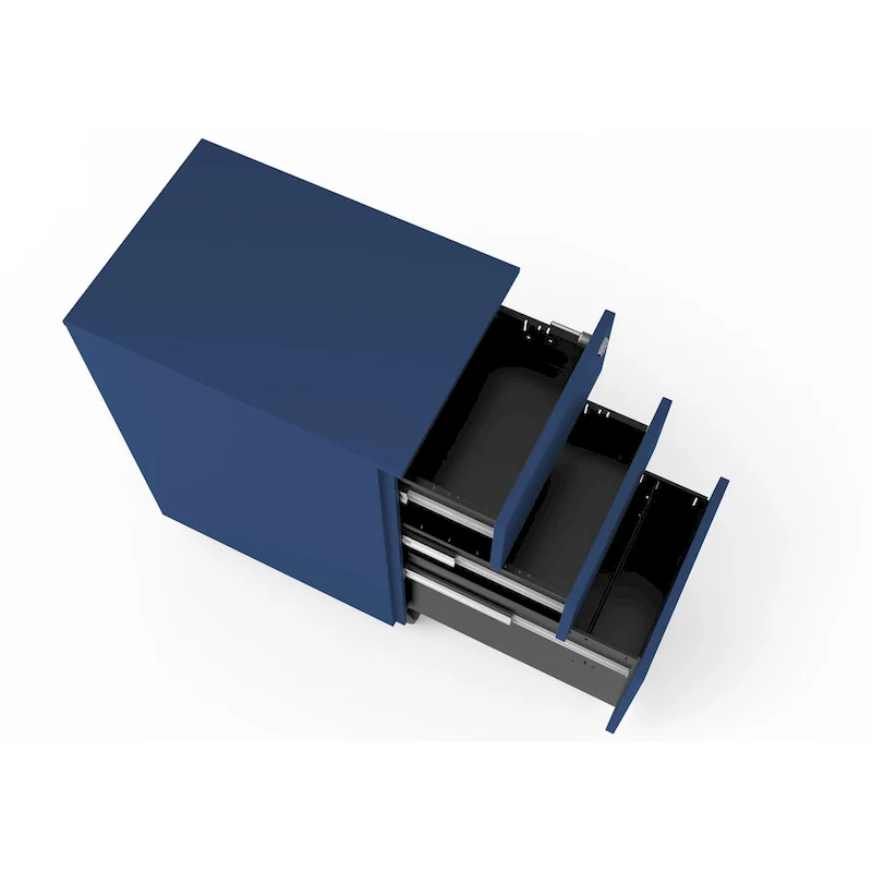 Owen Urban Metal Matte Lockable 3-Drawer Mobile File Cabinet by Furniture of America