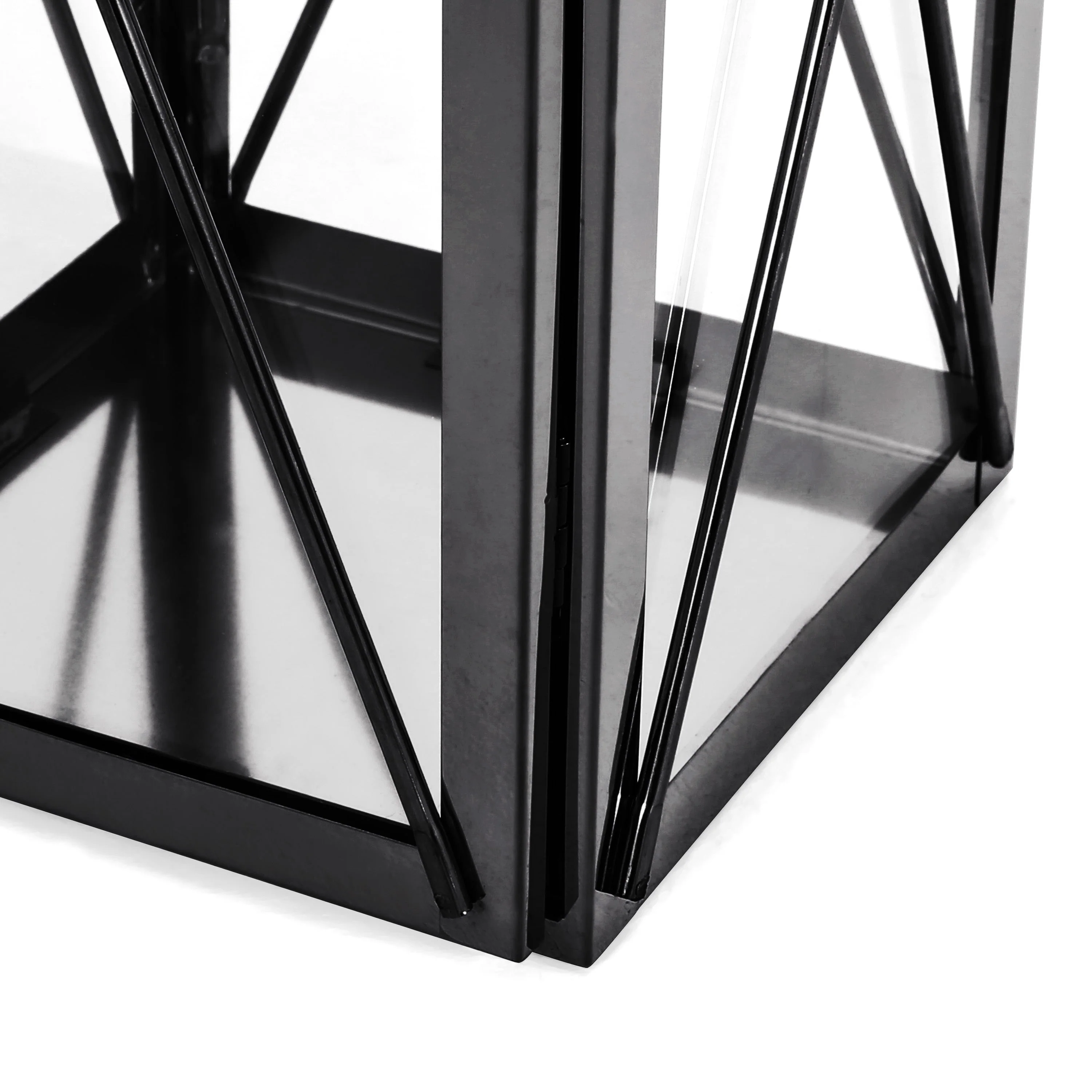 Elwick 14 Modern Stainless Steel Lantern