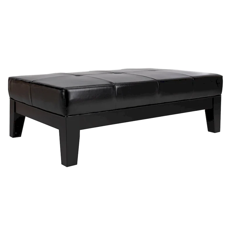 SAFAVIEH Kirsten Solid Wood Cocktail Ottoman
