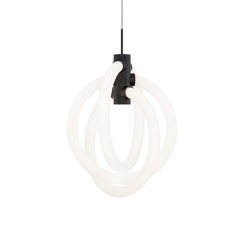 WAC Lighting PD-27413-35 Knot 3 Light 10  Wide LED Abstract Pendant -