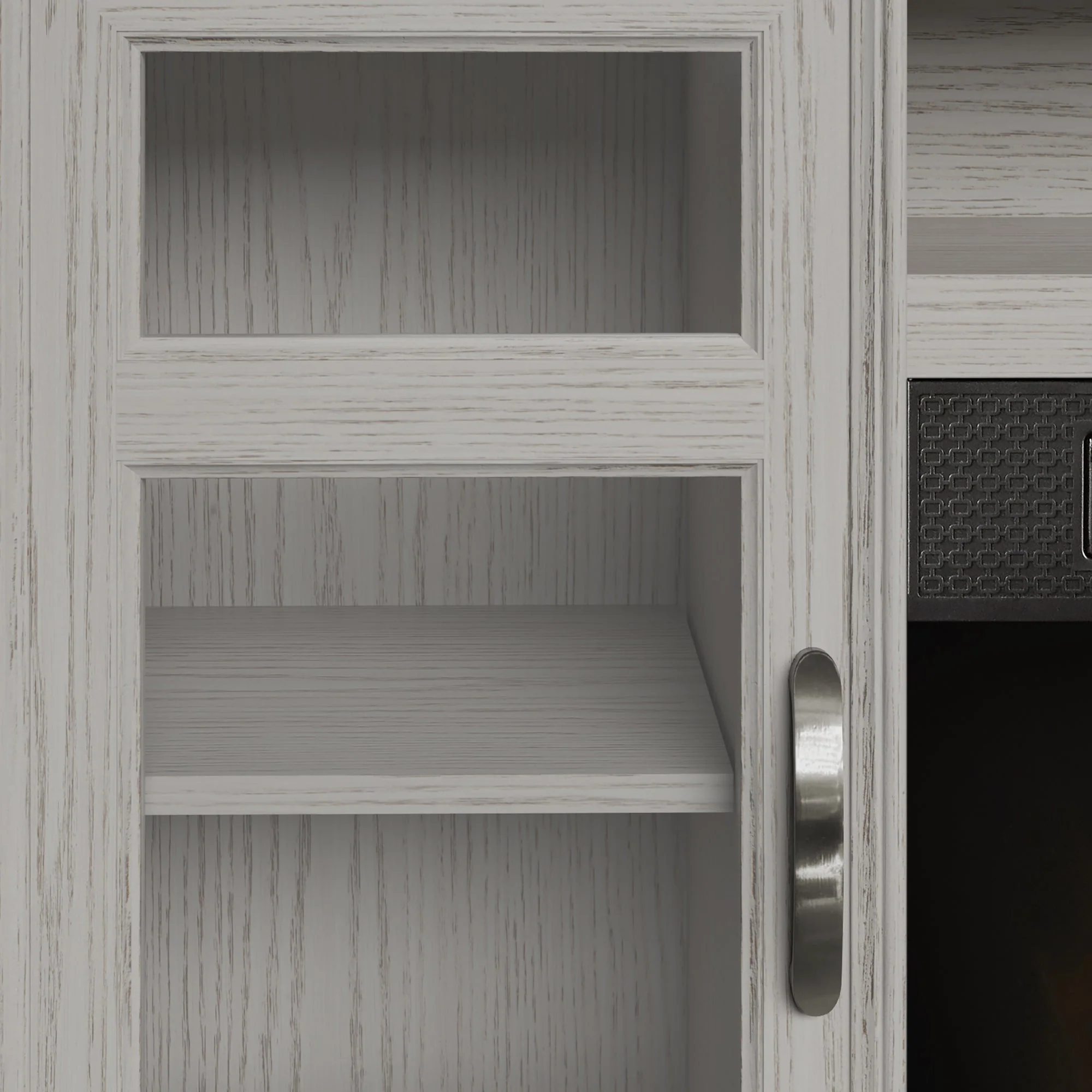 duraflame? Two Tone Wood Oak Electric Fireplace TV Stand with 3D Flames