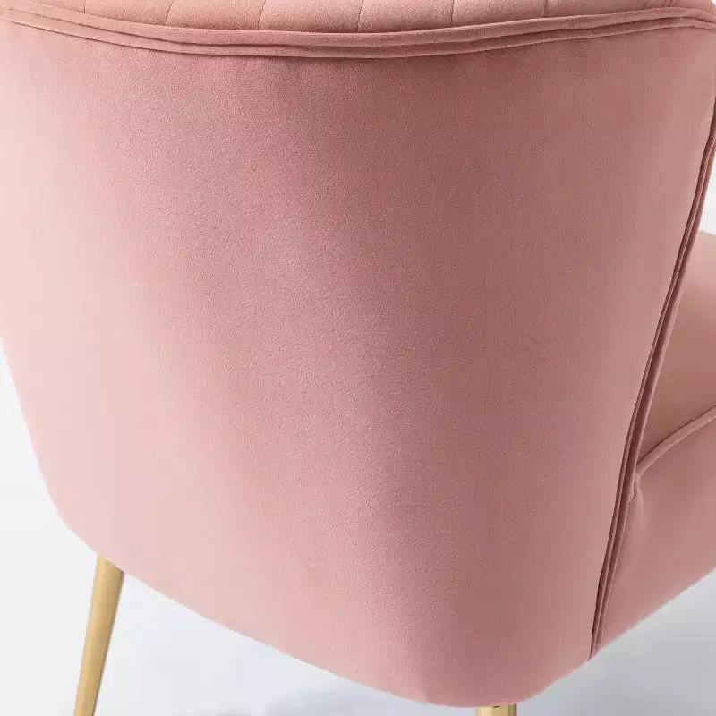 Quentin Velvet Accent Side Chair with Padded Seat Set of 2 | Karat Home