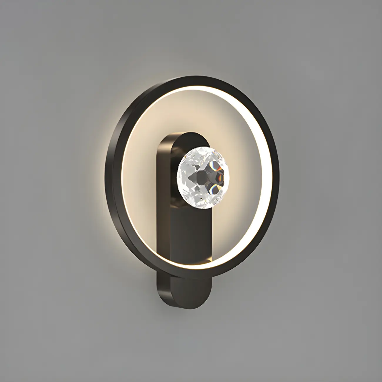 Modern 2-Light LED Wall Sconce 3-Gear Dimming for Living Room