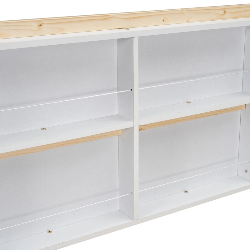 QQ Twin House Bed with Roof Frame