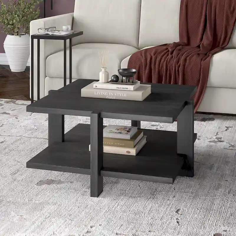 Ingrid 34.66  Wide Square Coffee Table