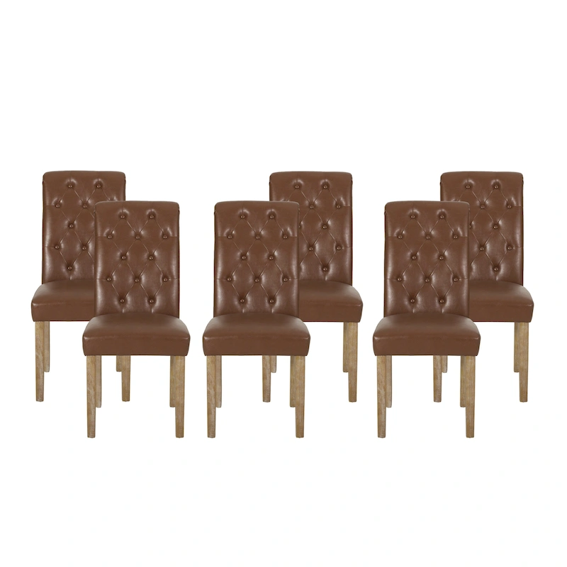 Aruda Upholstered Dining Chair (Set of 6) by Christopher Knight Home
