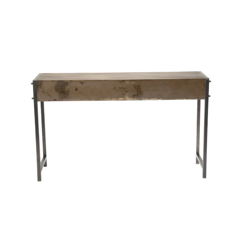 Carbon Loft Rehr Bronze Metal Console Table