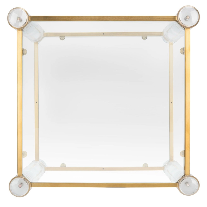 SAFAVIEH Couture Lirie Acrylic Accent Table - 20 W x 20 L x 24 H - 20Wx20Dx24H