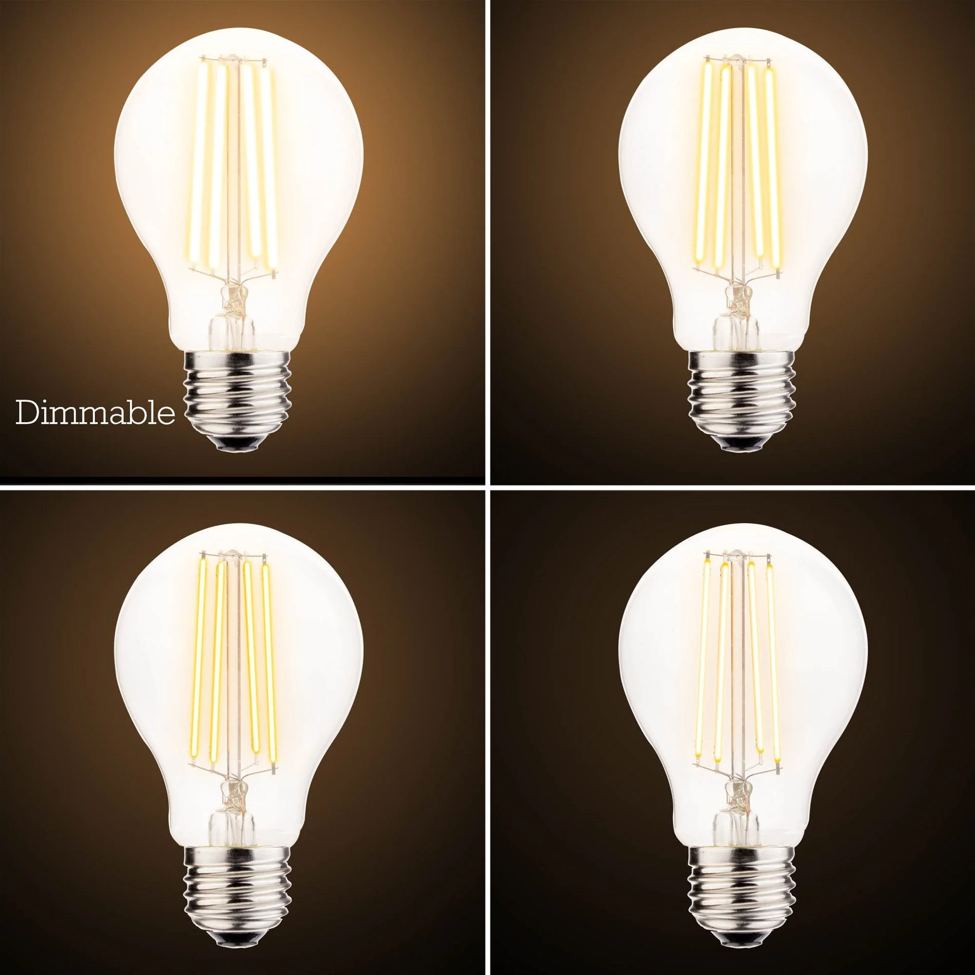 6W Dimmable LED (60W eq.) Bulb, 2700K Warm White