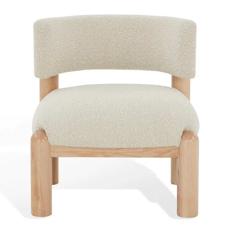 Faux Shearling Accent Chair - 26 In. W x 26 In. D x 28 In. H