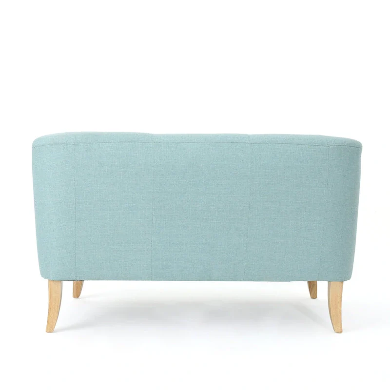 Sheena Mid-century Modern Petite Fabric Loveseat by Christopher Knight Home