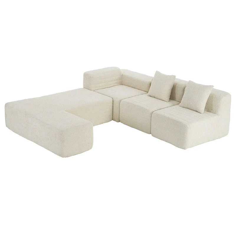 Sectional Sofa Full-compressed Sofa Couch Free-combined Sofa