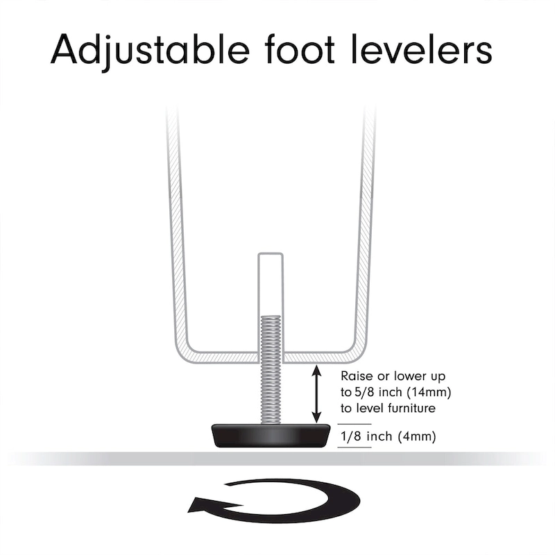 Hera 20 Wide Square Side Table with Clear Shelf