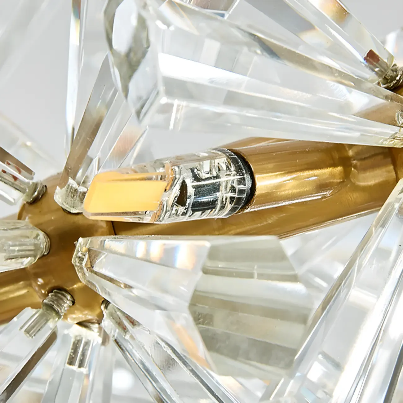 Modern Gold Crystal Garland Ambient Chandeliers