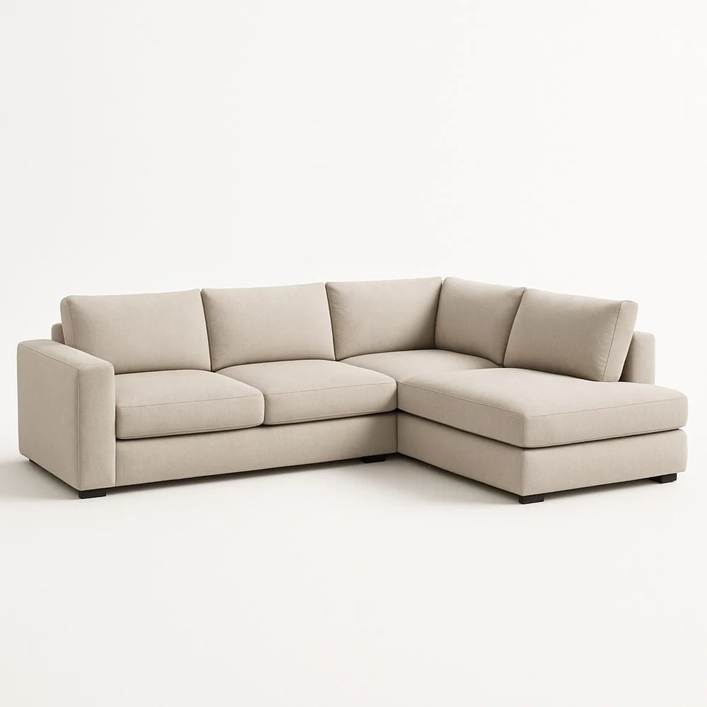 Corner Sectional Sofa - Beige #4