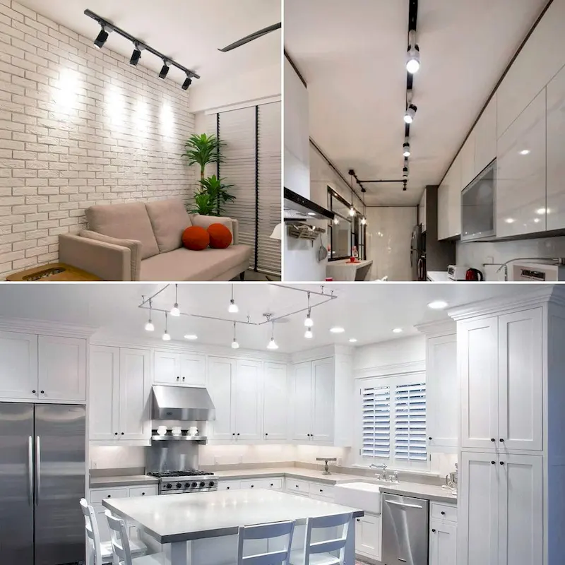 Luxrite MR16 GU10 LED Bulbs Dimmable, 50W Halogen Equivalent, 500 Lumens, 120V, Enclosed Fixture Rated (6 Pack)