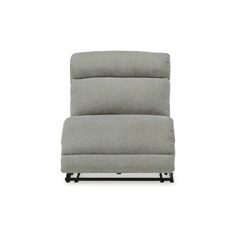 Signature Design by Ashley Colleyville Gray 4-Piece Power Reclining Sectional with Chaise - 140W x 65D x 39H