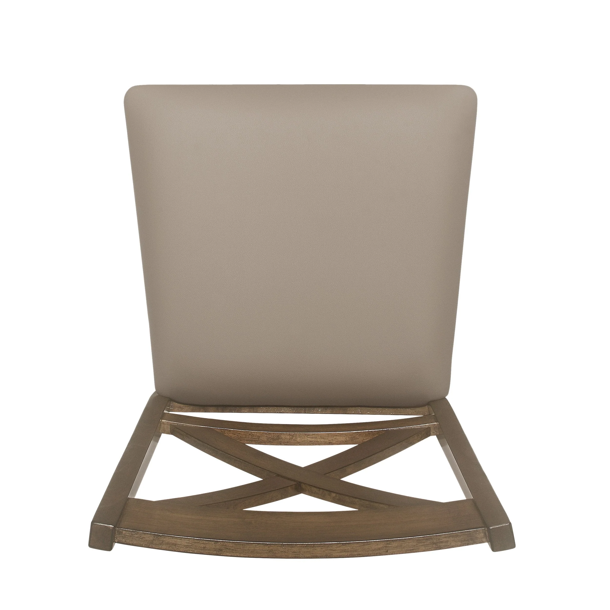 Farmhouse Upholstered Wood Counter Stools, Set of 2 - NH607413