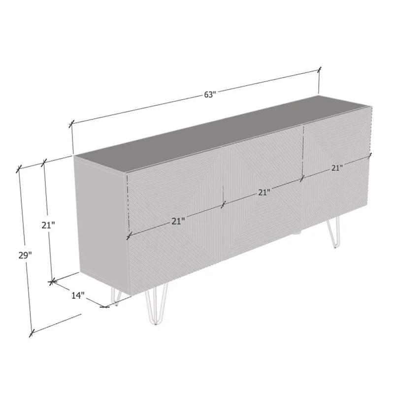 3D 63 Sideboard