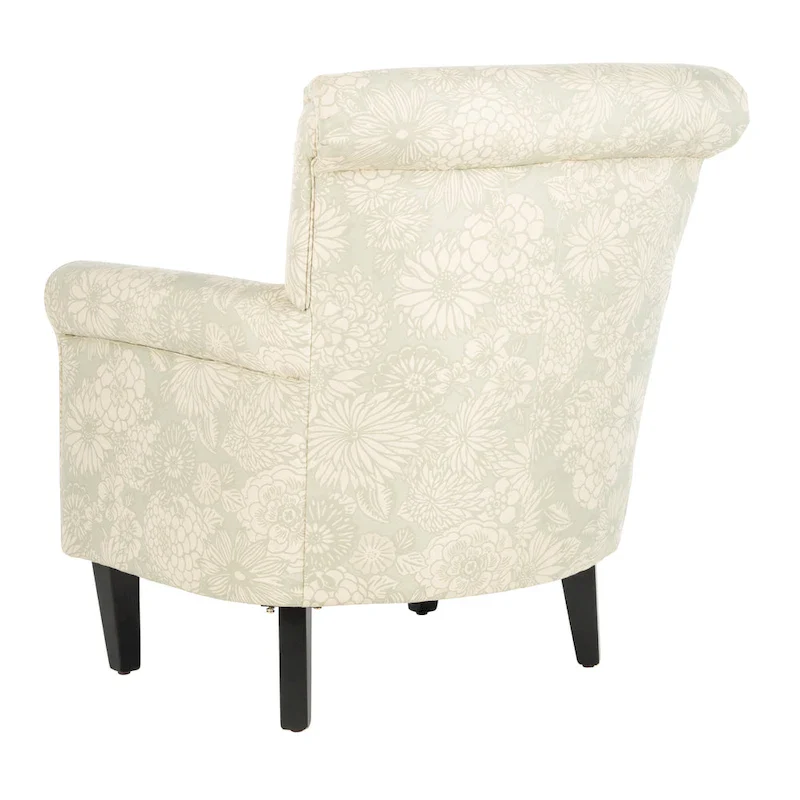 SAFAVIEH Gramercy Garden Motif Grey Club Chair - 30W x 33D x 32H