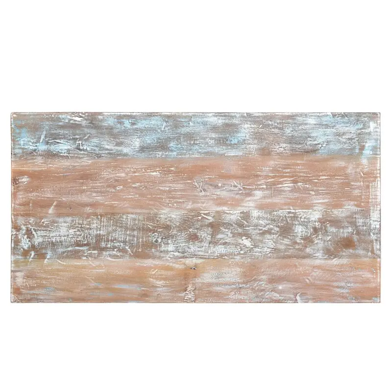 Driftwood Recycled Carved Dining Table -83 - 83